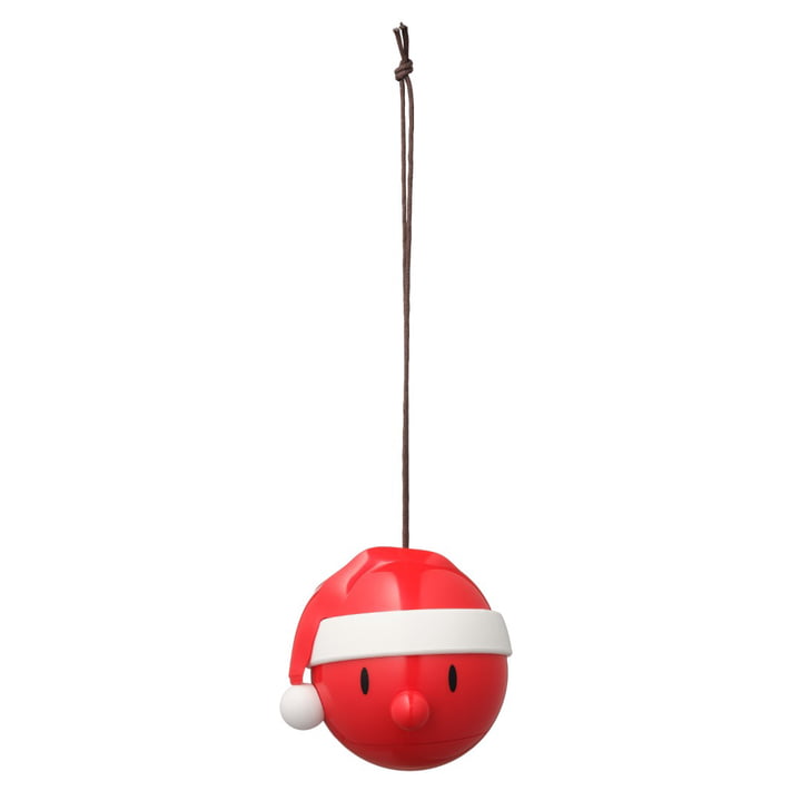 Santa ornament from Hoptimist in red (set of 2)