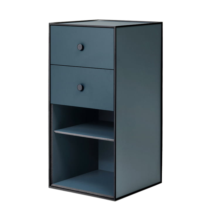 Frame Shelf module 70 incl. drawer from Audo in fjord