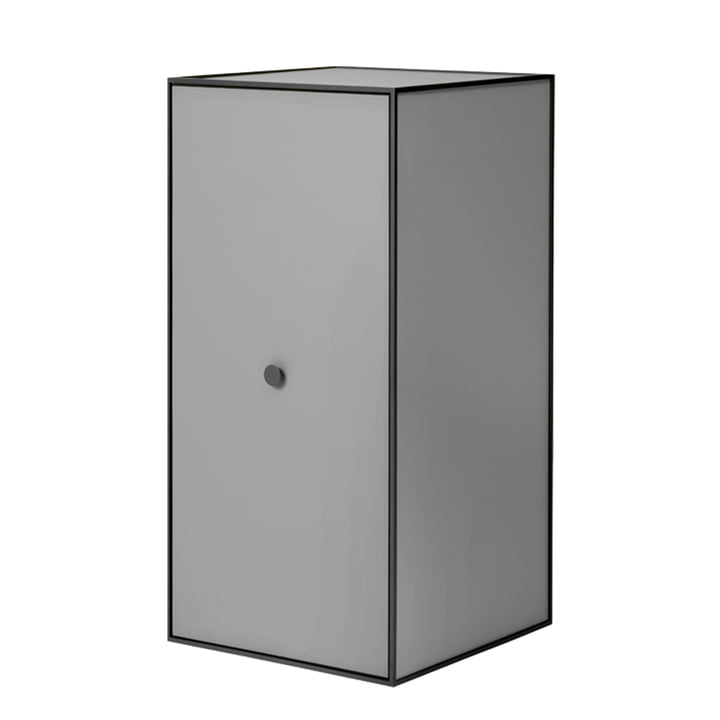 Frame Shelf module 70 incl. door from Audo in dark grey