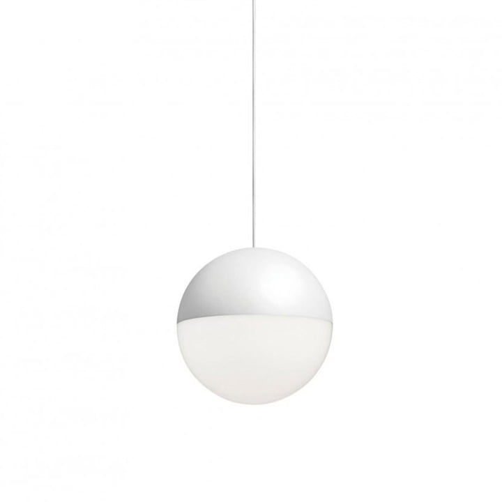String Light Pendant lamp ball head (cable length: 12 m) from Flos in white