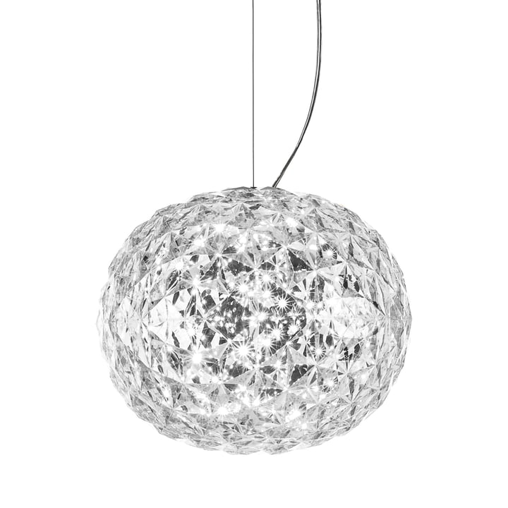 Planet LED pendant lamp by Kartell in crystal clear