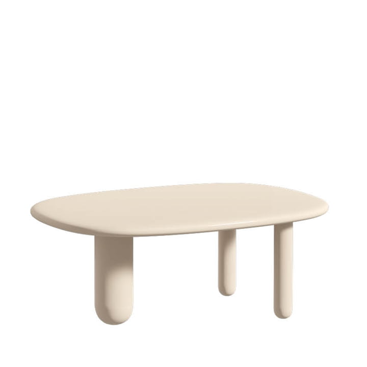 Tottori Side table from Driade in the color cream