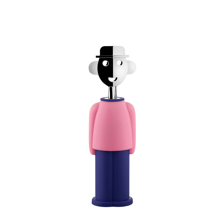 Corkscrew Alessandro M . by A di Alessi in pink / blue