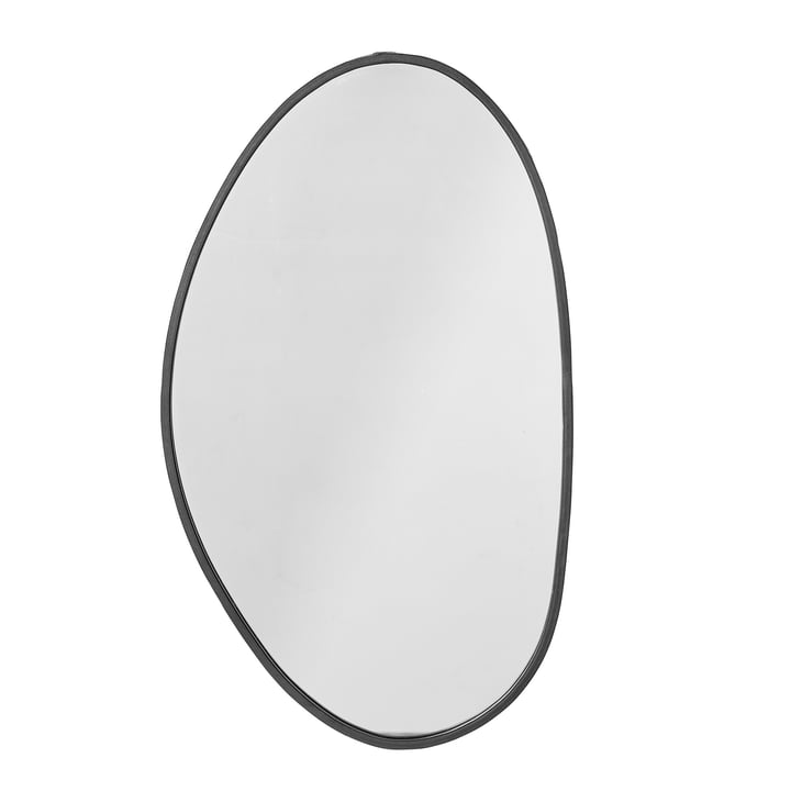 Faun Wall mirror, 40 x 70 cm from Bloomingville in black