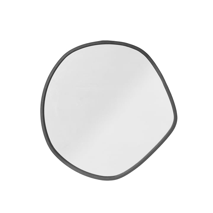 Faun Wall mirror, 40 x 40 cm from Bloomingville in black