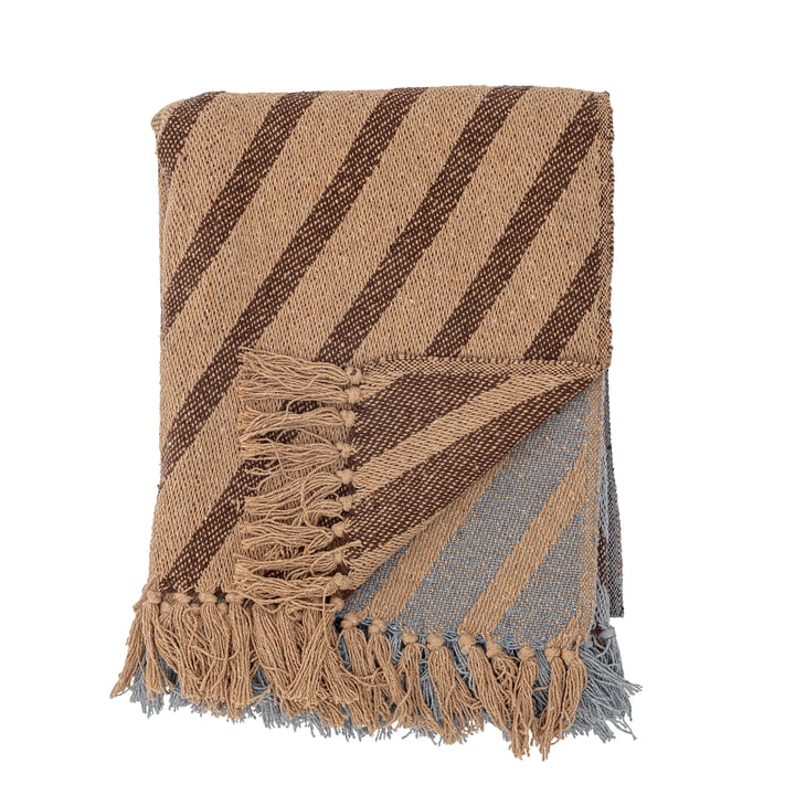 Paw Blanket, 130 x 160 cm from Bloomingville in brown