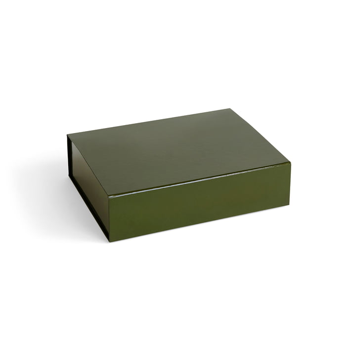 Colour Storage box magnetic S from Hay in color olive