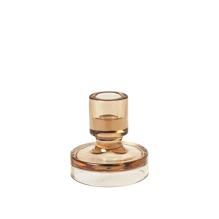 Petra Candlestick from Broste Copenhagen in color indian tan