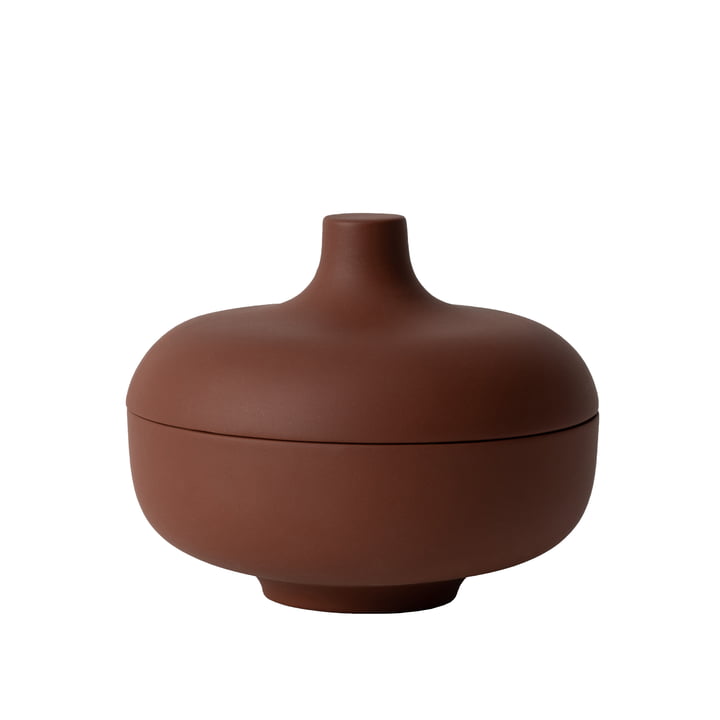 Sand Secrets Bowl with lid Ø 12 cm, terra by Design House Stockholm