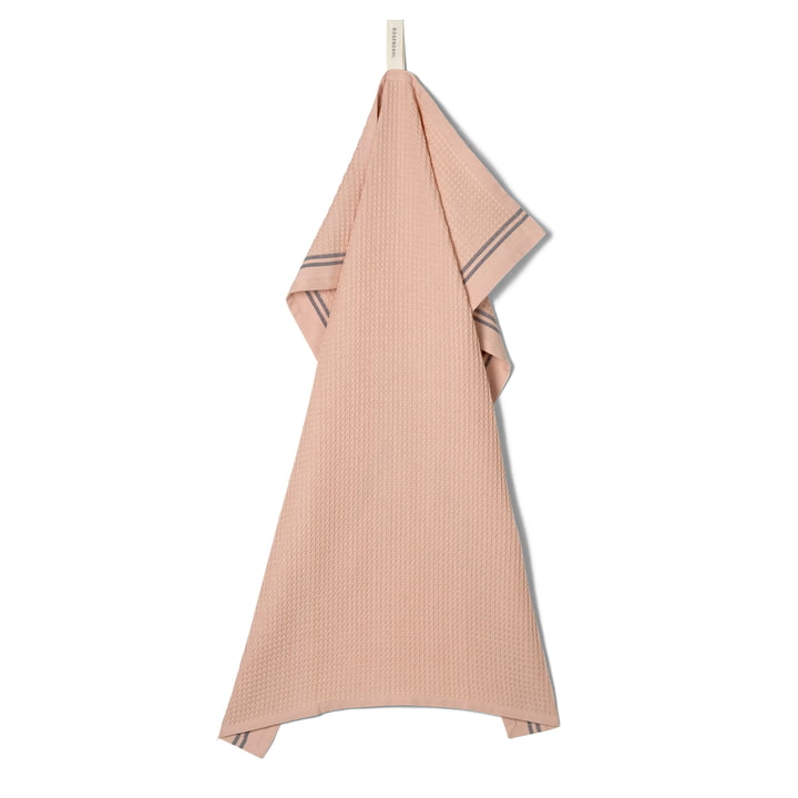 Tea towel Alpha from Rosendahl in the color blush