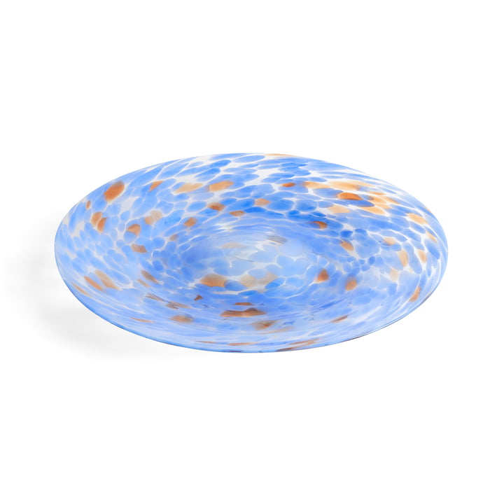 Splash serving dish, Ø 32 cm, blue by Hay