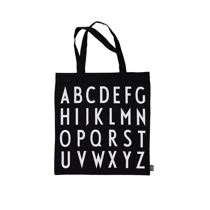 AJ Favourite Carrying bag in ABC / black from Design Letters