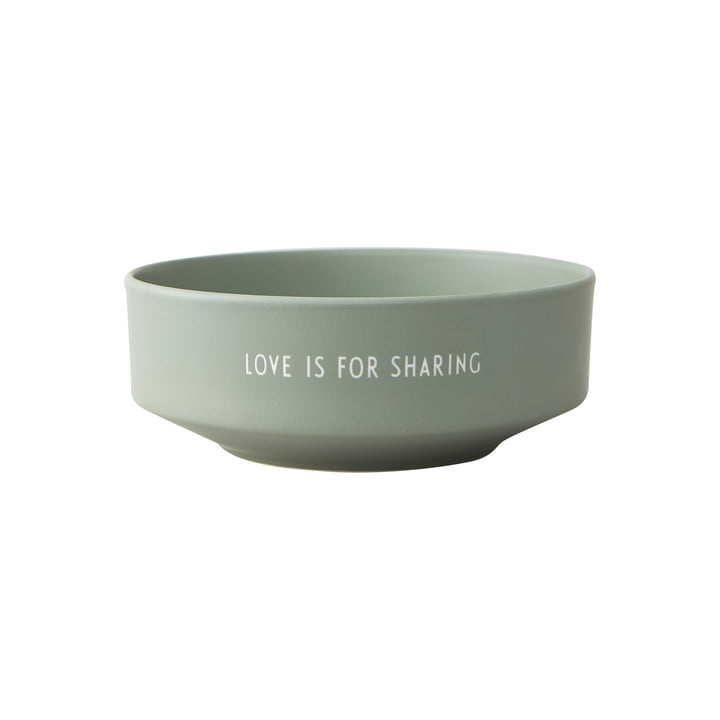 Favourite Bowl medium, Ø 17.5 x H 6.5 cm in green by Design Letters