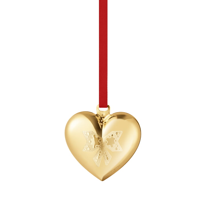 Christmas heart 2022, gold from Georg Jensen