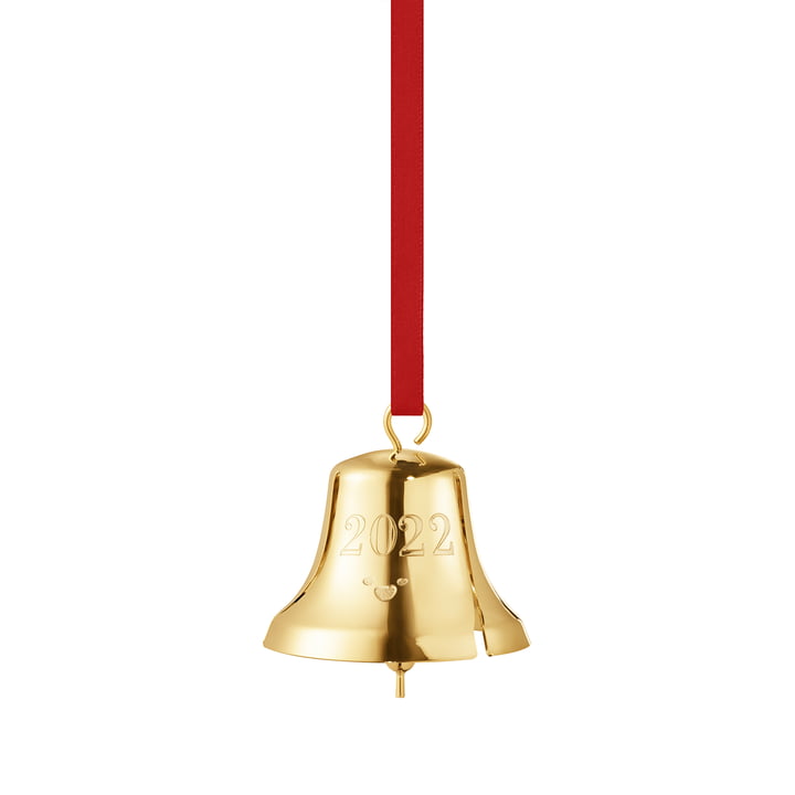 Christmas bell 2022, gold from Georg Jensen