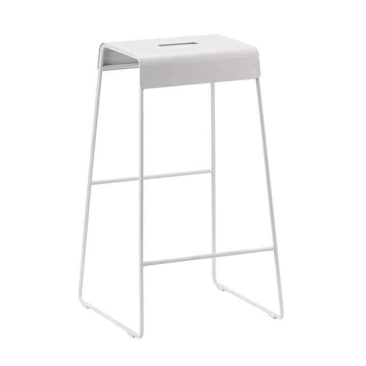 A-Stool bar stool, H 65 cm, soft-grey from Zone Denmark