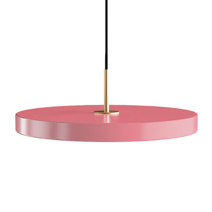The Asteria LED pendant light from Umage , brass / nuance rose