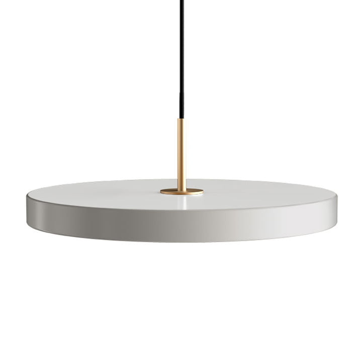The Asteria LED pendant light from Umage , brass / nuance mist
