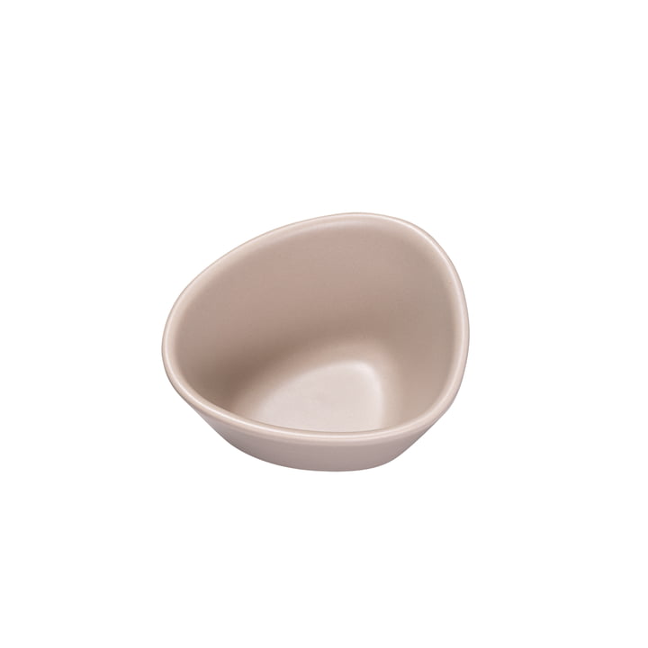 Curve Stoneware Bowl S, 0.2 l in sand from LindDNA