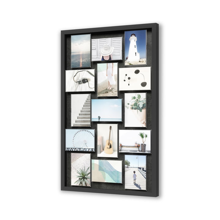 Pixie Picture frame collage, black from Umbra