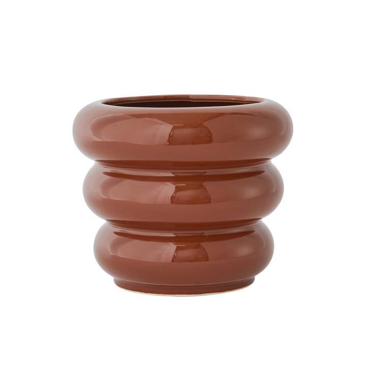 Awa Flowerpot Ø 19 cm from OYOY in shiny caramel