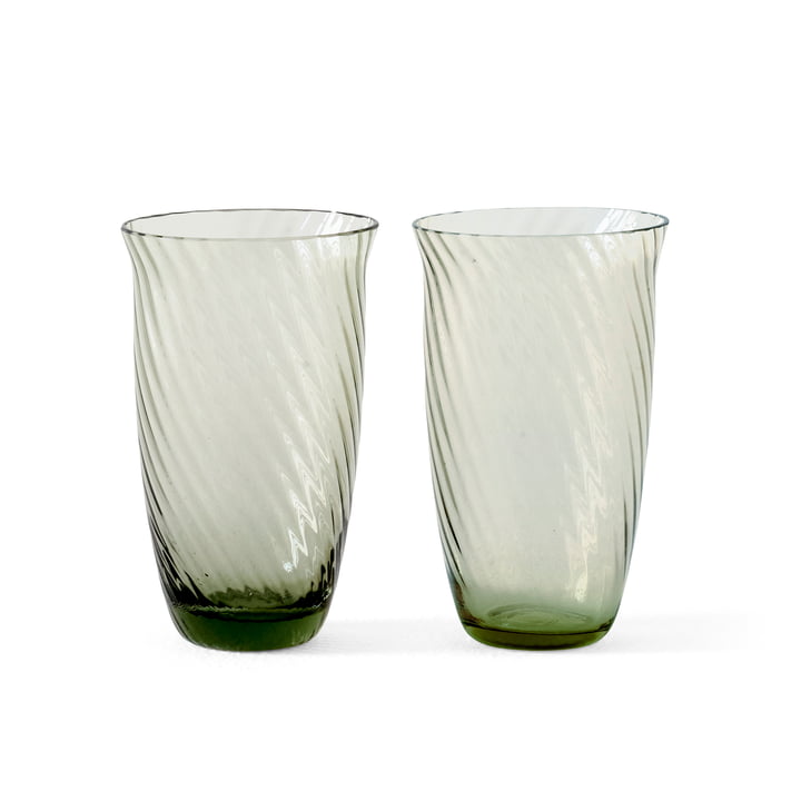 Collect SC60 drinking glass, 165 ml, moss (set of 2) by & Tradition