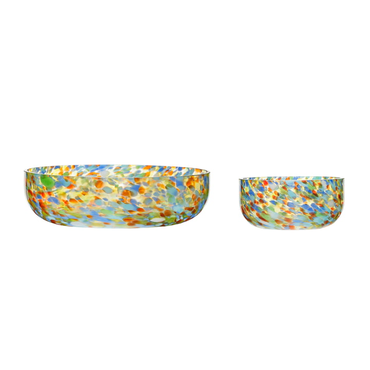 Confetti Bowl from Hübsch Interior in the design colorful