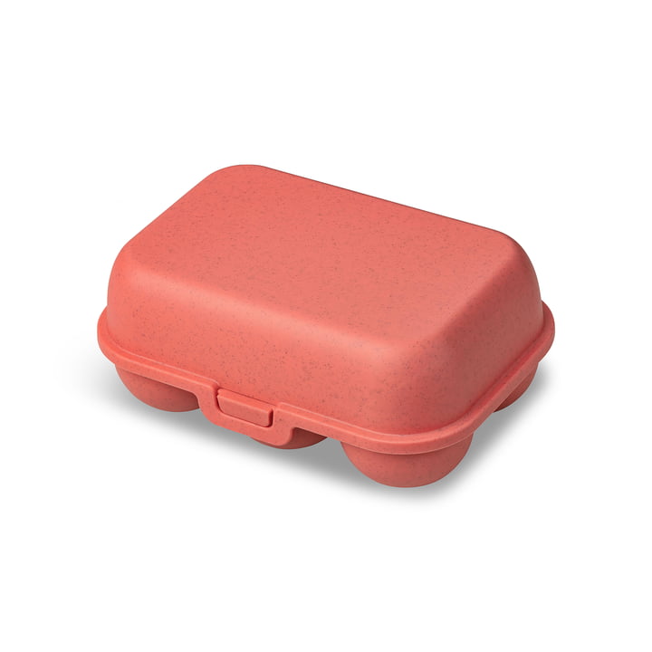 Eggs to go Reusable egg container mini, nature coral from Koziol
