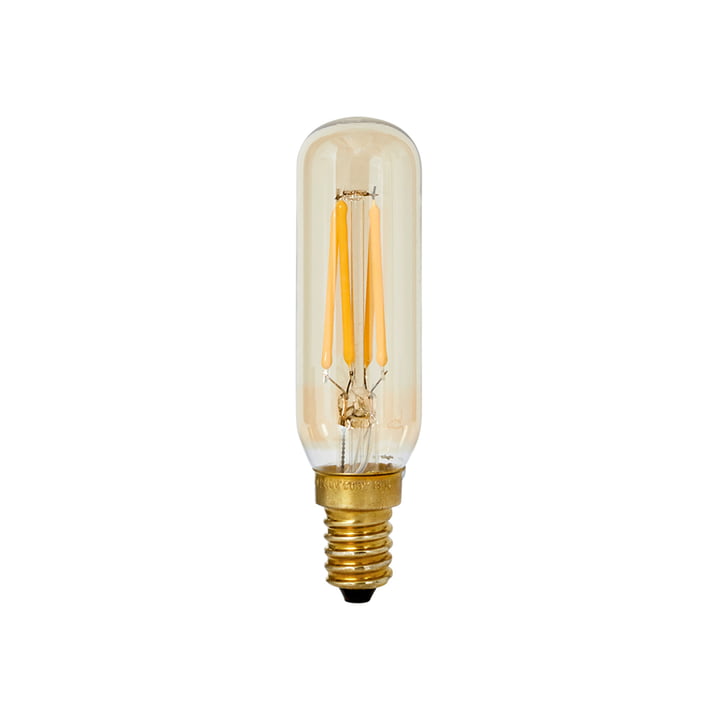 Totem LED bulb E14 3W, Ø 2 cm by Tala in transparent yellow