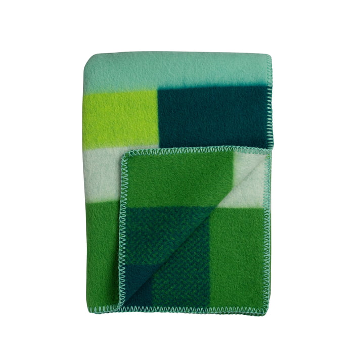 Mikkel Wool blanket, 135 x 200 cm, green from Røros Tweed