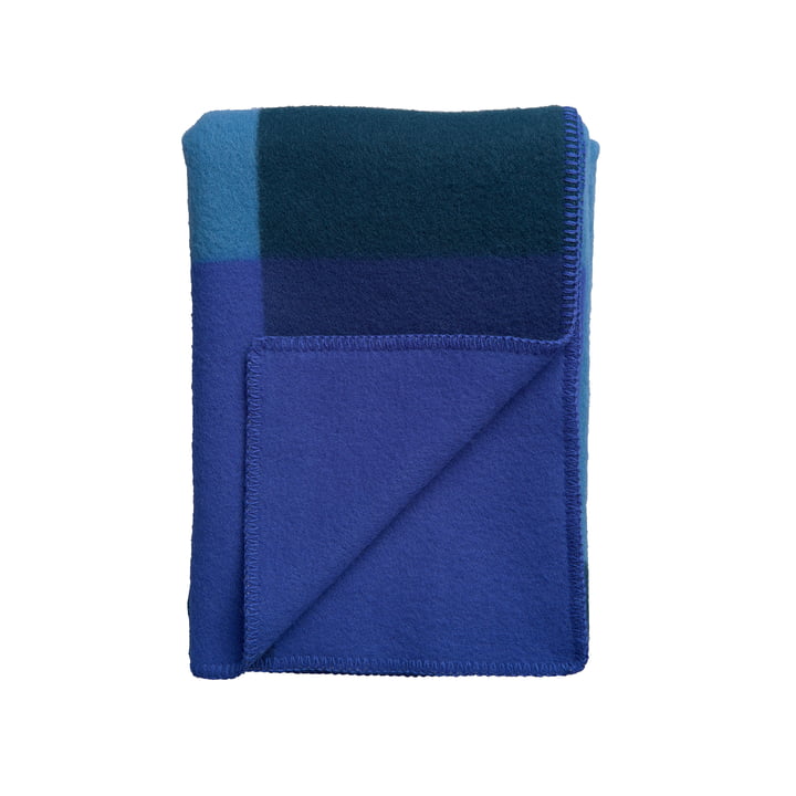 Syndin Wool blanket, 135 x 200 cm, blue " well " from Røros Tweed