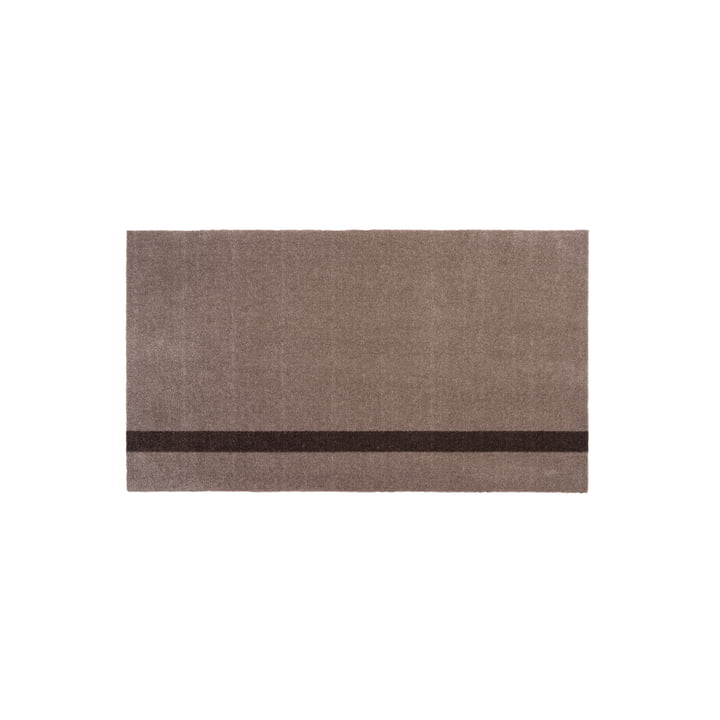 Stripes Vertical Runner, 67 x 120 cm, sand / brown by Tica Copenhagen