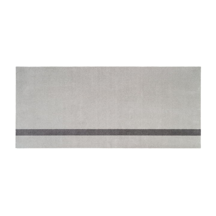 Stripes Vertical Runner, 90 x 200 cm, light gray / steel gray by Tica Copenhagen