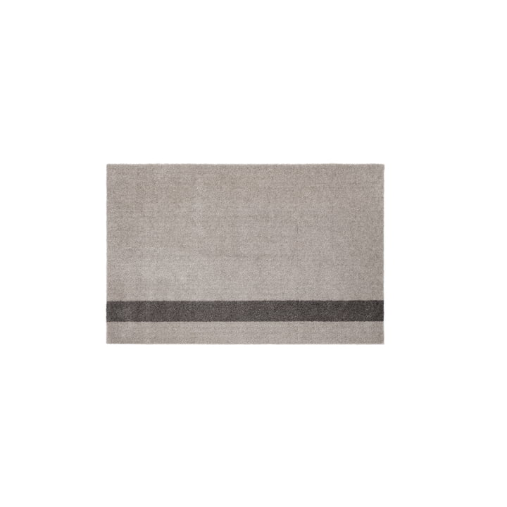 Stripes Vertical Runner, 60 x 90 cm, light gray / steel gray by Tica Copenhagen
