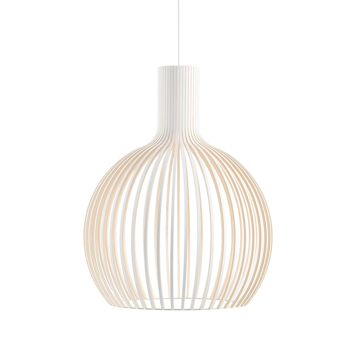 Octo 4240 pendant luminaire Ø 54 x H 68 cm from Secto in white