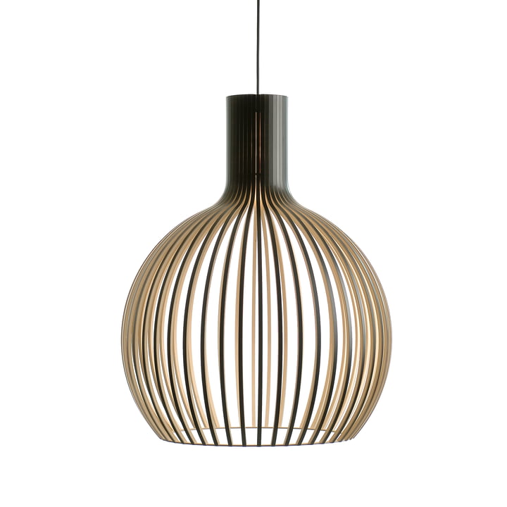 Octo 4240 pendant luminaire Ø 54 x H 68 cm from Secto in black