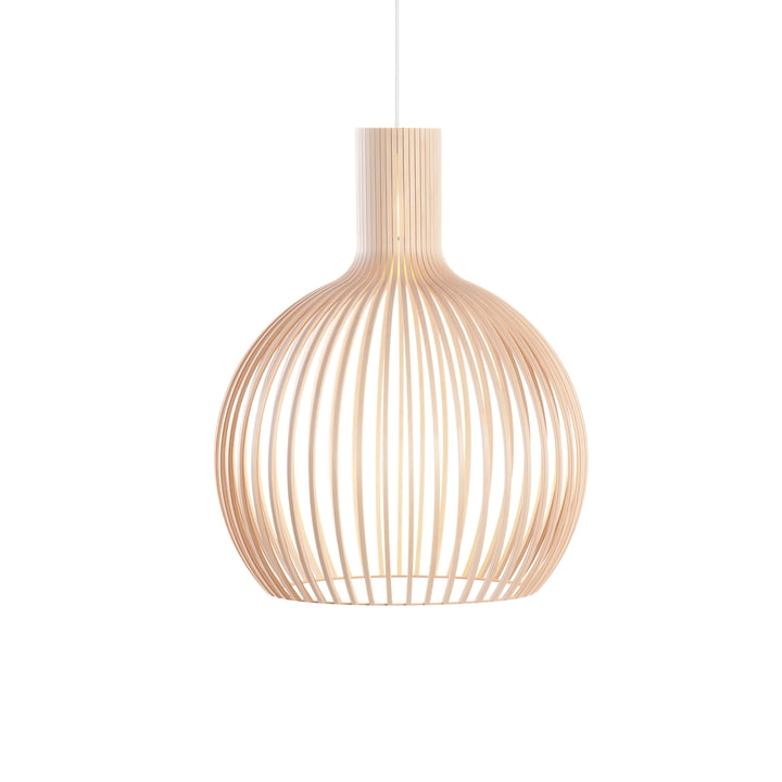 Octo Small 4241 Pendant lamp Ø 45 x H 55 cm by Secto in birch