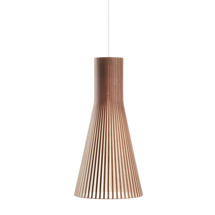 Secto 4200 pendant luminaire, Ø 30 x H 68 cm from Secto in walnut