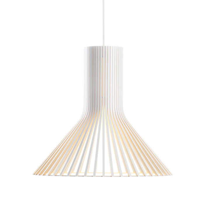 Puncto 4203 Pendant luminaire Ø 45 x H 40 cm from Secto in white