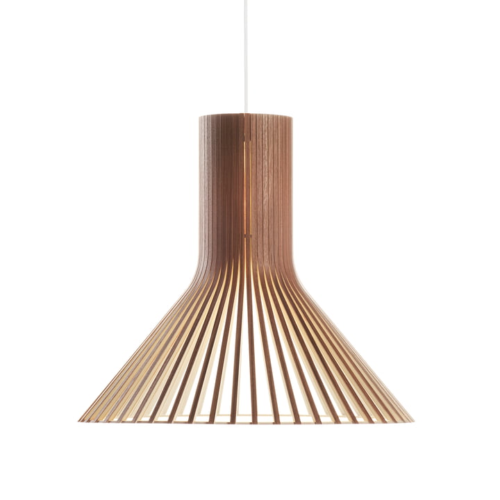 Puncto 4203 pendant lamp Ø 45 x H 40 cm from Secto in walnut