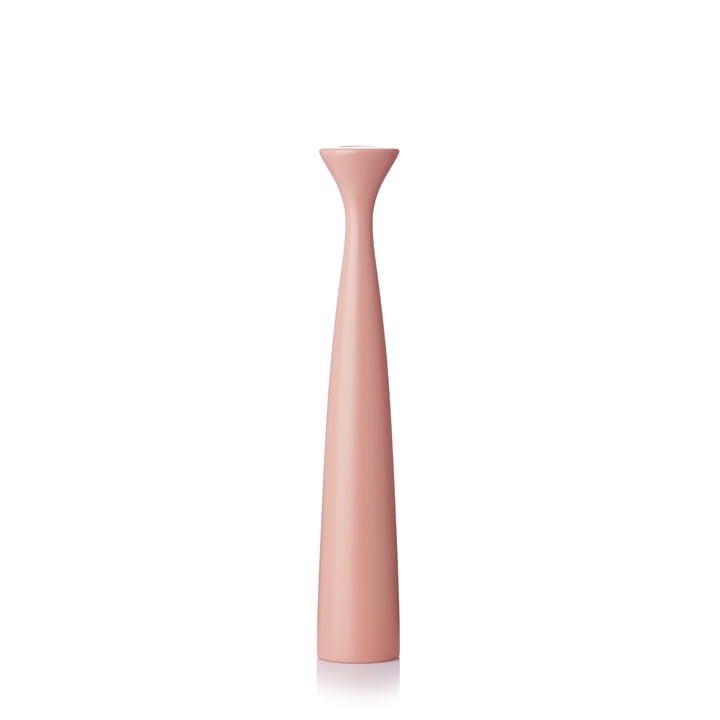 Blossom Candlestick, rose / warm rose from applicata