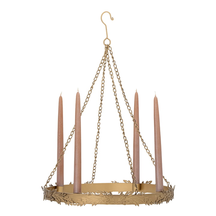 Wenze Advent candle holder from Bloomingville in brass finish