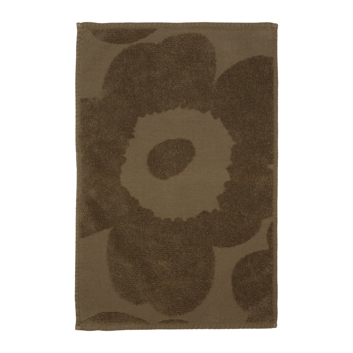 Unikko Guest towel 30 x 50 cm, dark sand from Marimekko