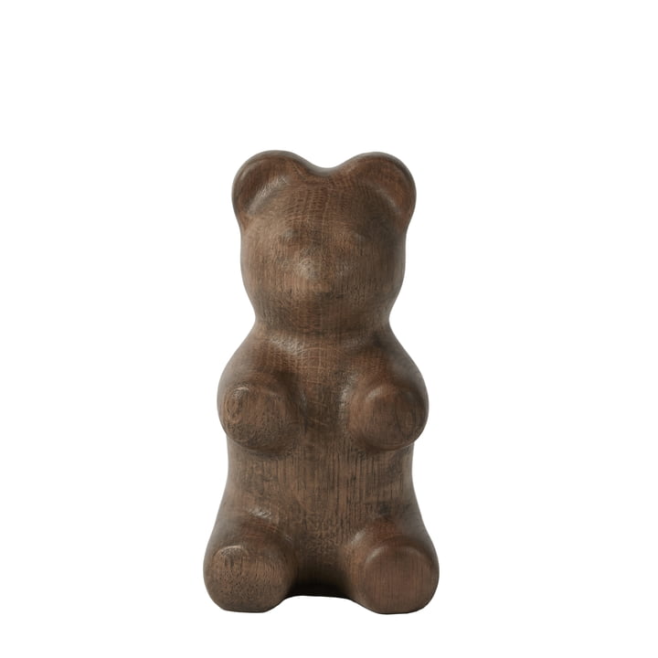 Gummy Bear Wooden figure, small, oak stained from boyhood