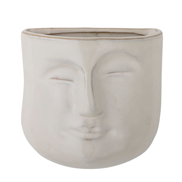 Ignacia Wall flower pot from Bloomingville in color white