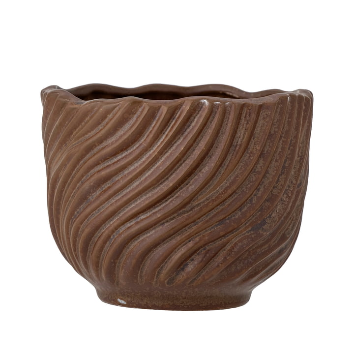 Sella Flower pot, Ø 14 x 11 cm, stoneware, brown from Bloomingville