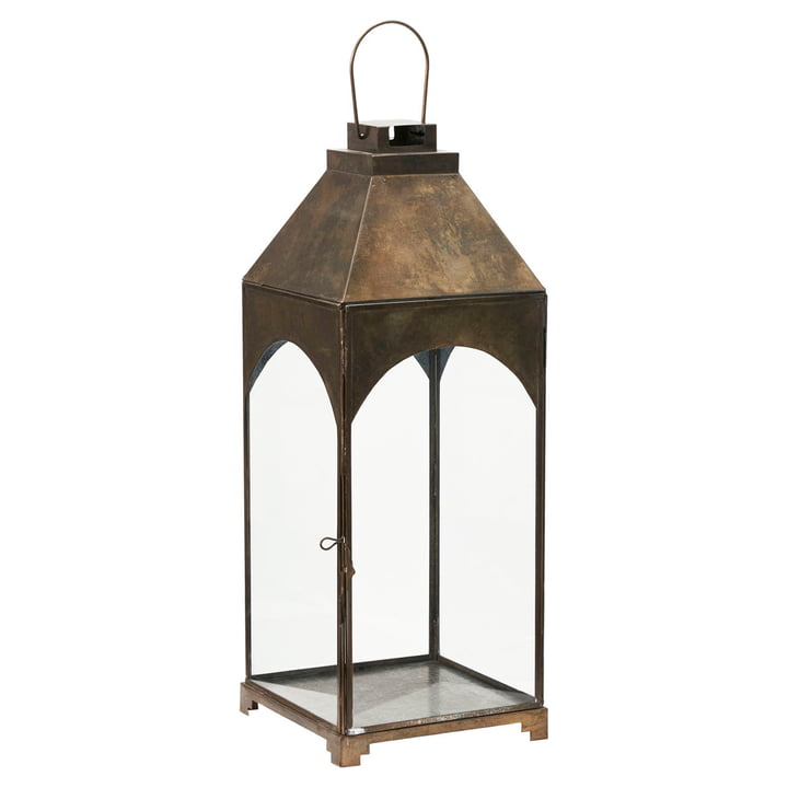 Arch Lantern H 48 cm from House Doctor in antique brass