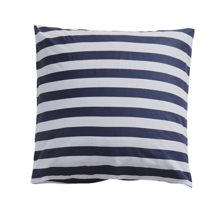 Été Pillowcase, 80 x 80 cm, midnight blue / light gray from Hay