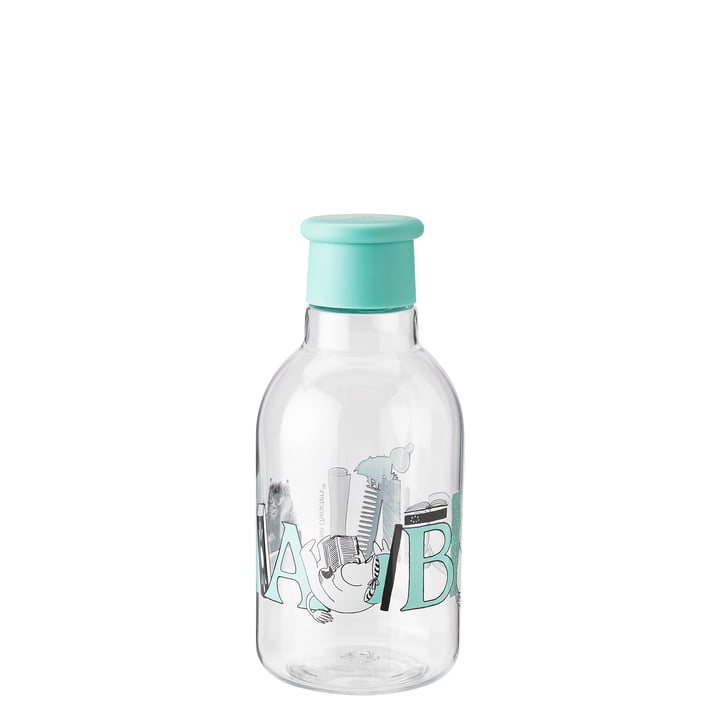 Drink-It Water bottle Moomin, turquoise from Rig-Tig by Stelton