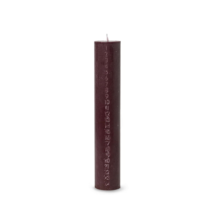 Pure Advent calendar candle, burgundy by ferm Living